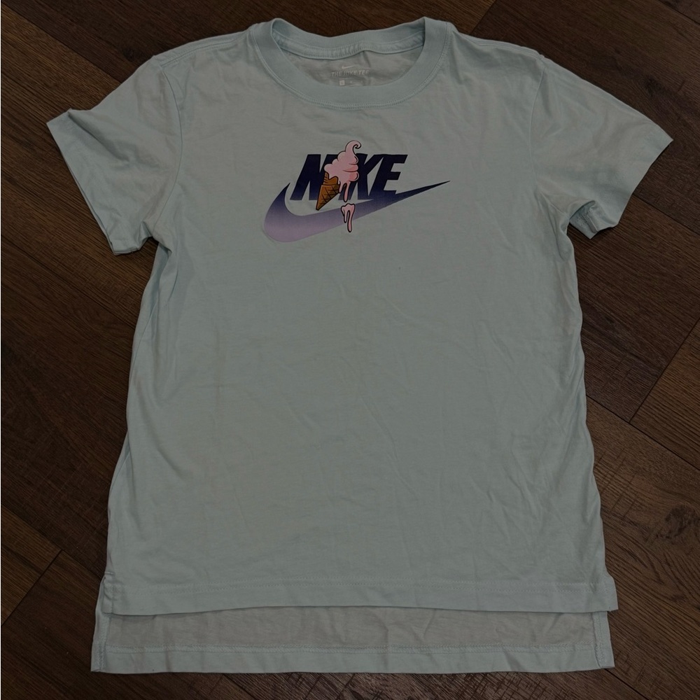Nike Youth Graphic Tee - Light Blue Icecream
